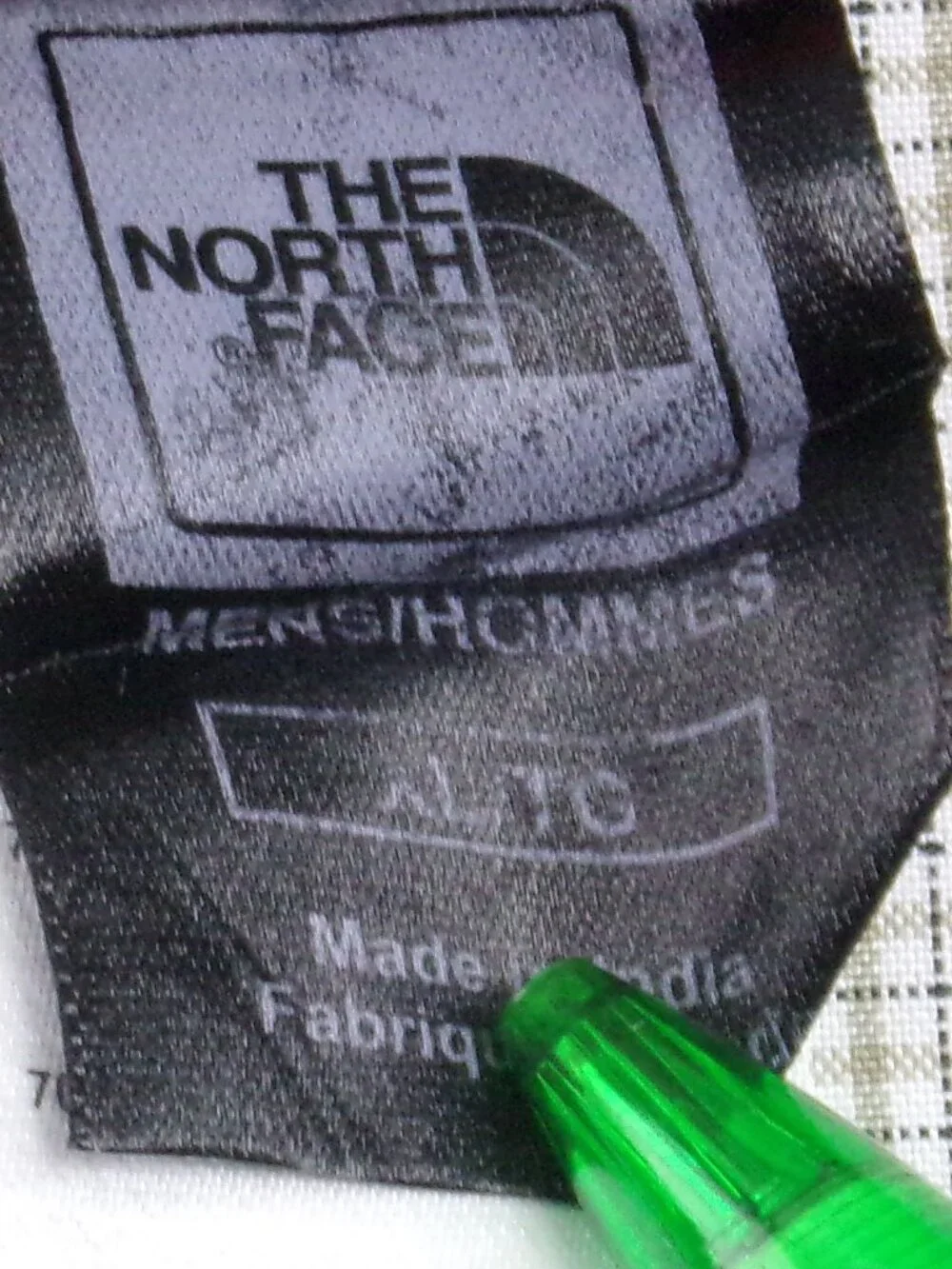 The North Face Hiking Shirt XL Gray Gingham Check Performance Summer Outdoor